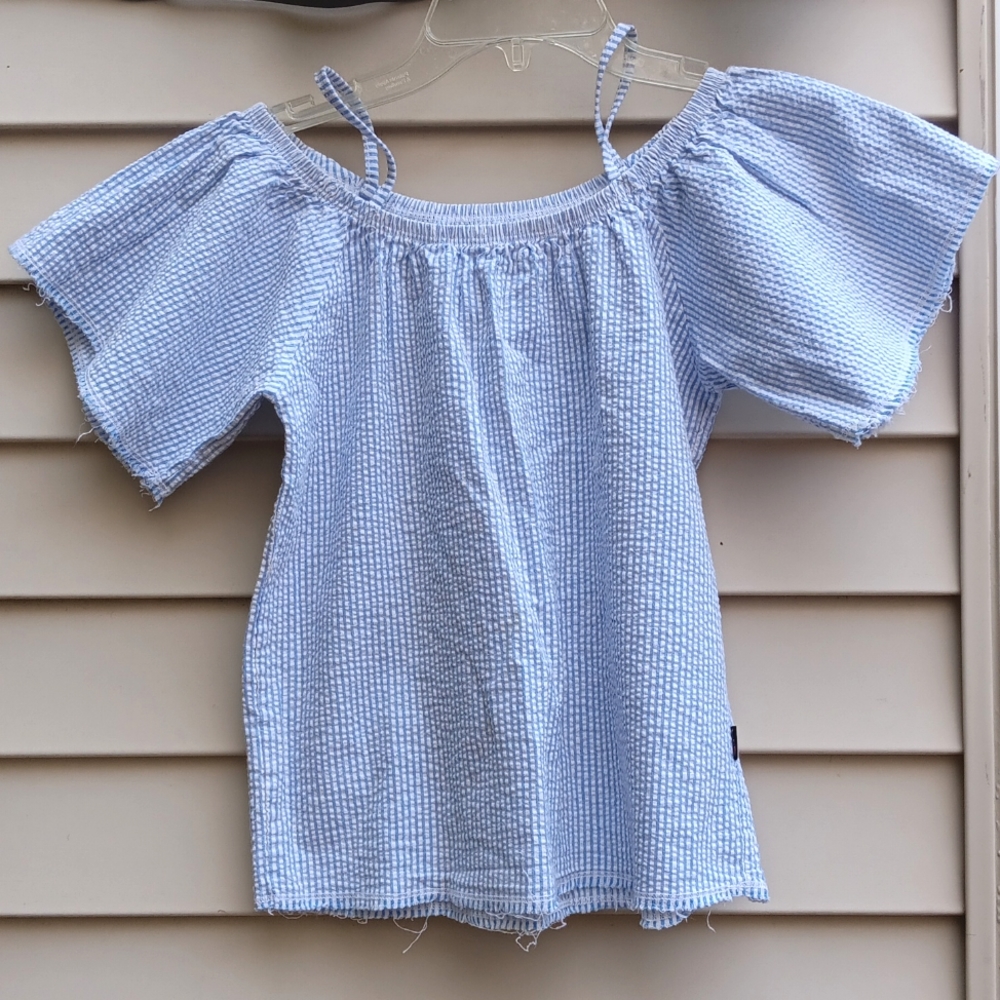 T2LOVE Girl's Plaid Top, size 12
